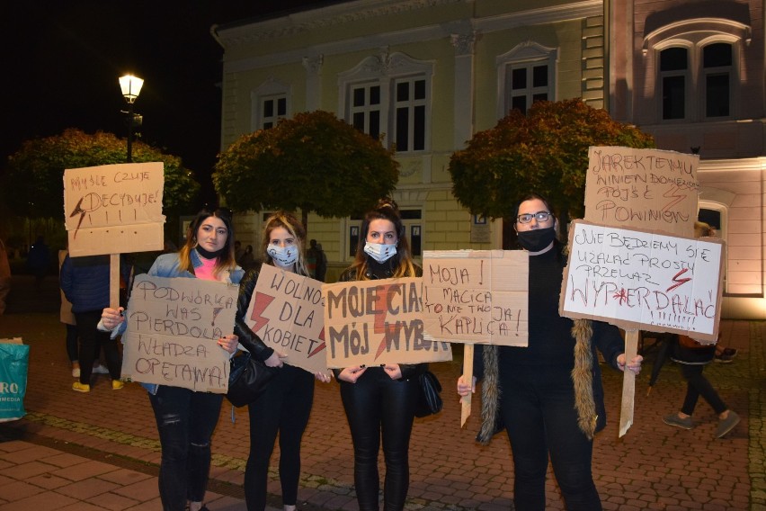 Strajk kobiet w Sanoku. 28 października 2020 r.