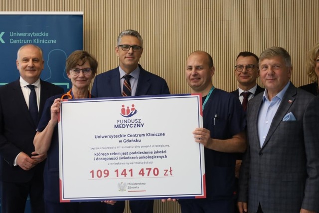 UCK otrzyma 109 mln zł z Funduszu Medycznego. To środki na opiekę onkologiczną