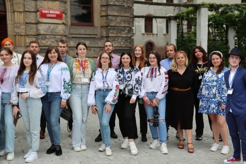 Grupa studentów z Drohobycza przyjechała z wizytą do Legnicy, zdjęcia
