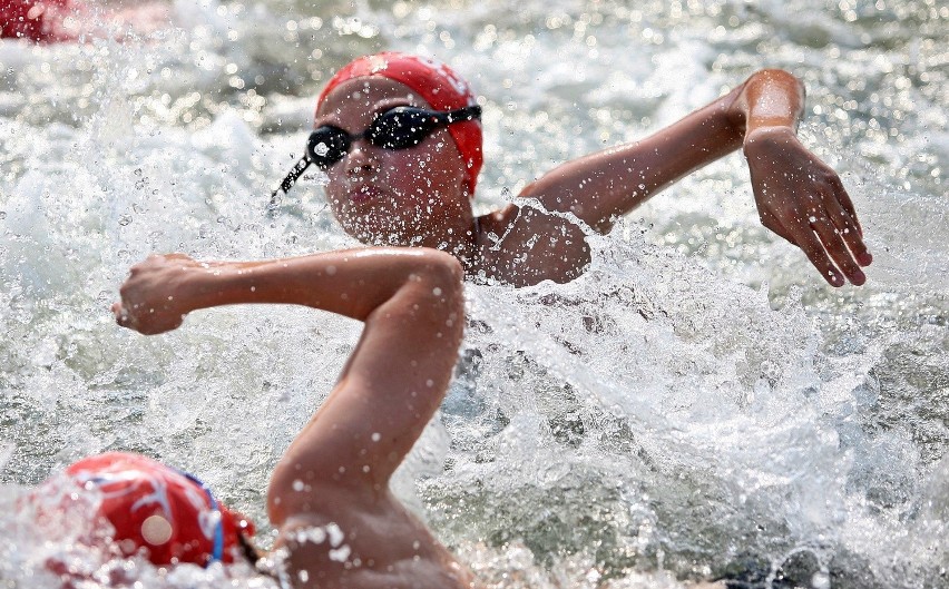 Wyścig dzieci w Aquathlonie przed Herbalife IRONMAN [ZDJĘCIA,WIDEO]