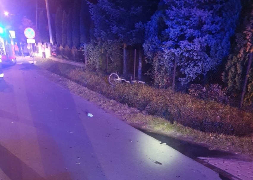 Wypadek w Janiszewicach w gminie Zduńska Wola. Potrącona rowerzystka