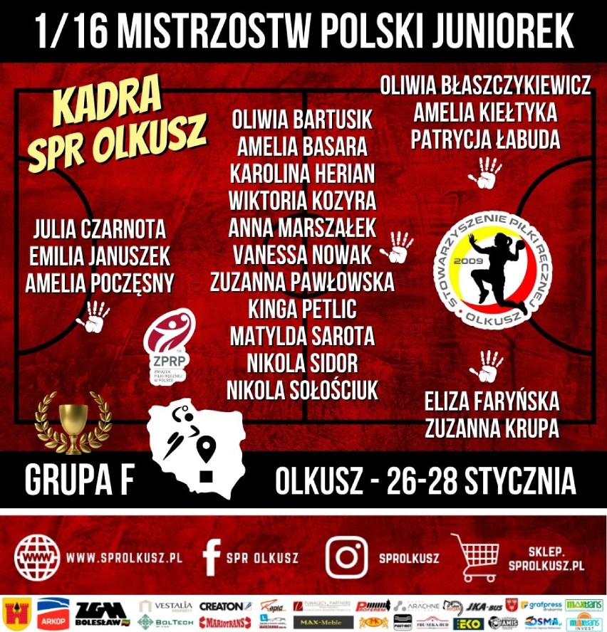1/16 Mistrzostw Polski Juniorek w piłce ręcznej...