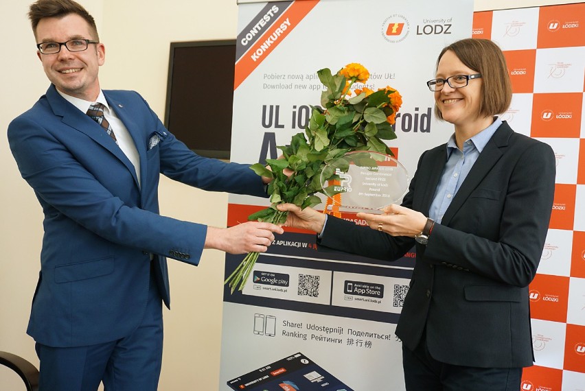 Uniwersytet Łódzki dostał nagrodę za aplikację - przewodnik po uczelni