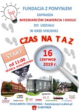 Gra miejska "Czas na TAZ" w Zawierciu [ZGŁOŚ SIĘ]