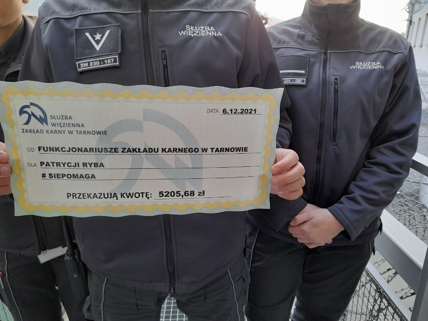 Funkcjonariusze Zakładu Karnego w Tarnowie wsparli zbiórkę...