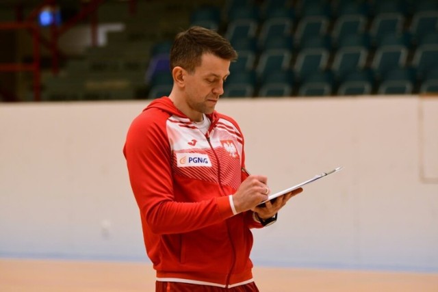 Trener polskiej reprezentacji Patryk Rombel