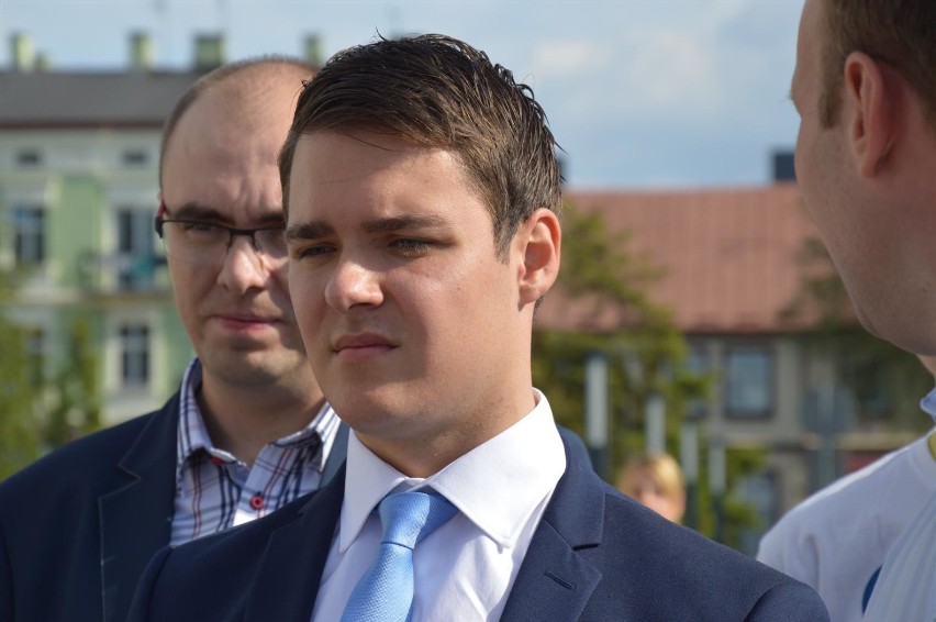 Łukasz Rzepecki z PiS ruszył z kampanią w Zduńskiej Woli