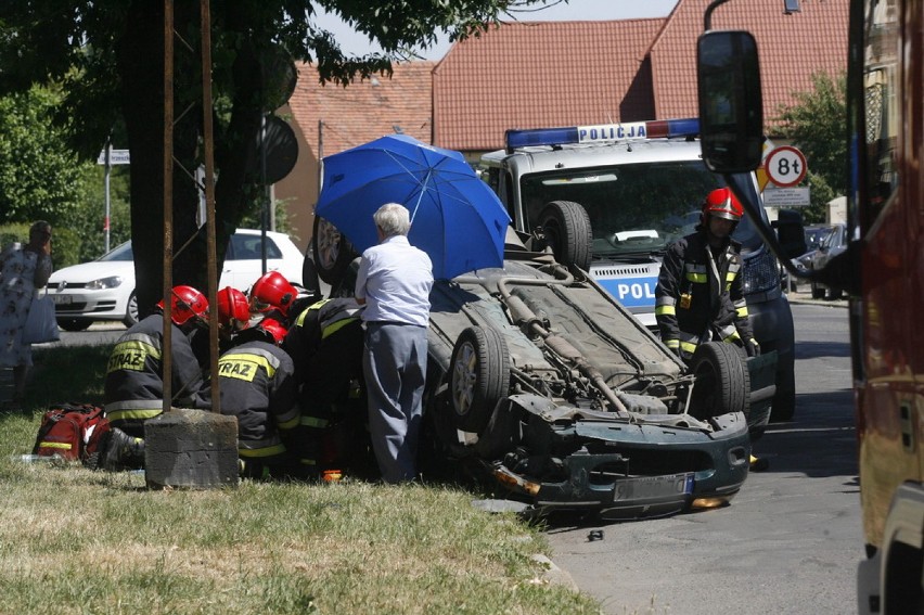 Wypadek na Grunwaldzkiej w Legnicy