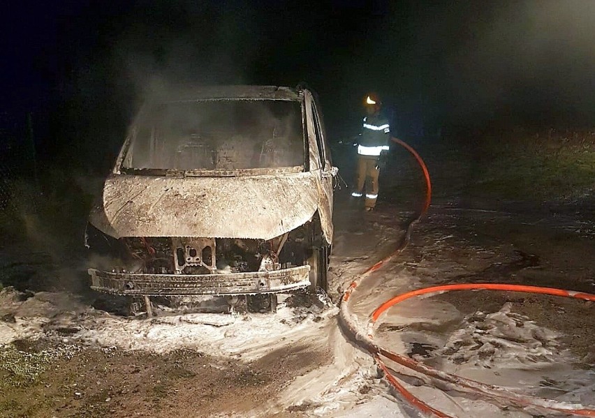 Pożar w Olbrachtowie(powiat żarski)