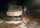 Pożar samochodu dostawczego w Olbrachtowie mógł się skończyć tragicznie! 