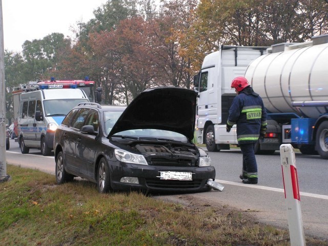 Wypadek na trasie nr 7 w miejscowości Kazimierzowo.