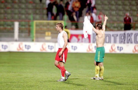 Kamil Kosowski (z lewej) uważa, że przeciwko Litwie zagrał...