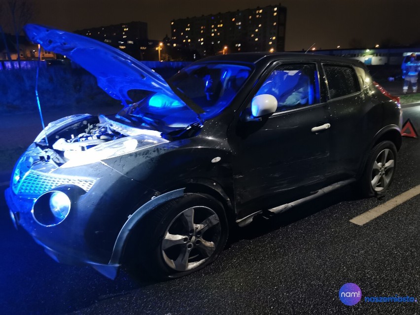 Zderzenie dwóch aut na ulicy Planty we Włocławku