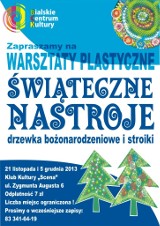 Warsztaty w Białej Podlaskiej: Zrób samodzielnie świąteczną choinkę lub stroik