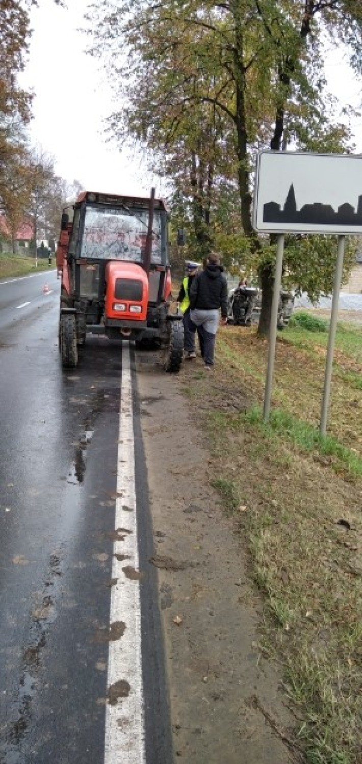 Wypadek w Małkowie