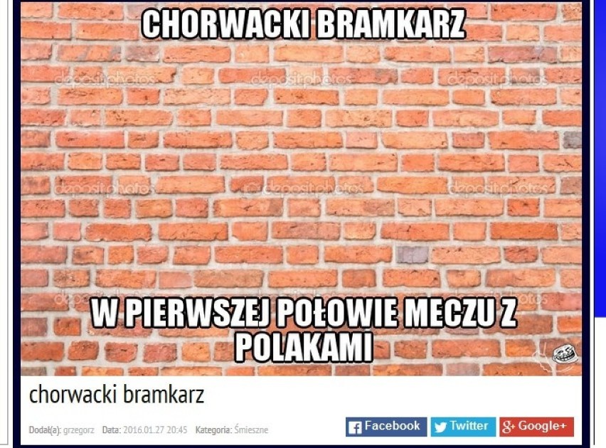 "Horrvat", czyli memy po meczu Polska - Chorwacja