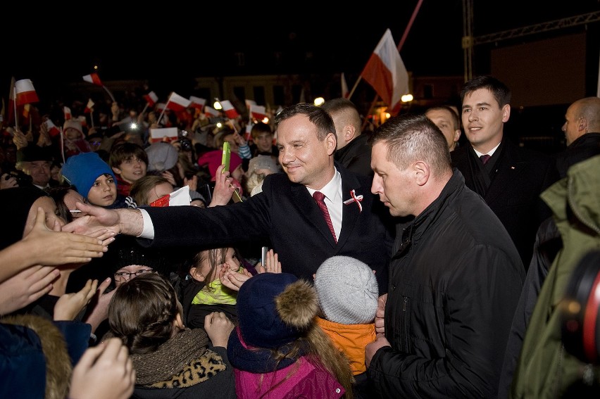 Prezydent Andrzej Duda w Białej Podlaskiej.