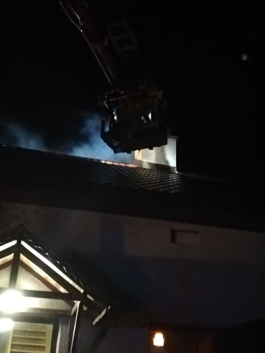 Strażacy gasili pożar w Oddziale Przedszkolnym w Łagiewnikach[FOTO]