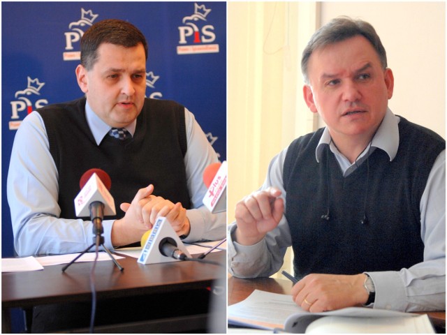 Od lewej: 40-letni Sebatian Pieńkowski to w PiS młoda krew. 59-letni Marek Surmacz, stary wyjadacz PiS