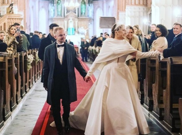 Ślub Olgi Semeniuk i Piotra Patkowskiego odbył się w kościele na warszawskiej Woli. Zobacz więcej zdjęć w naszej galerii: