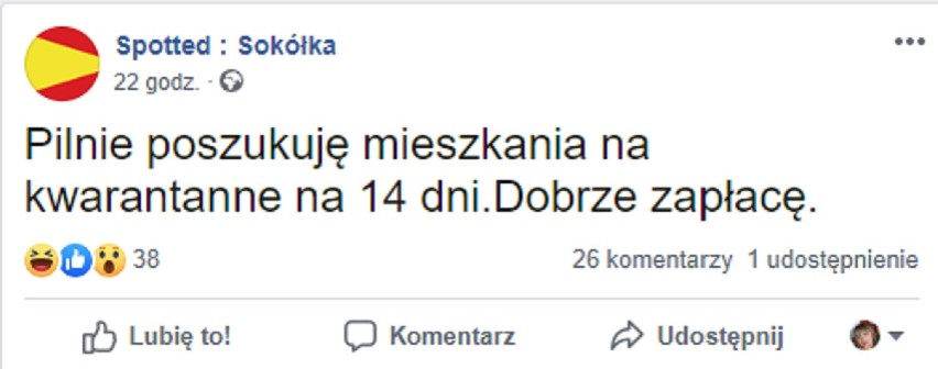 Poszukiwanie mieszkania na wynajem na potrzeby kwarantanny?...