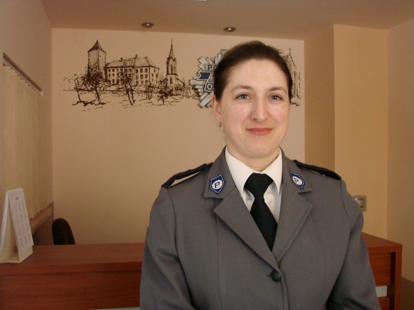 Małgorzata Jurecka, rzecznik oświęcimskiej policji