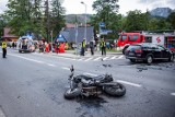 Zakopane. Tragiczna śmierć motocyklisty [ZDJĘCIA]