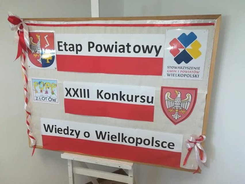 Podsumowanie XXIII powiatowego etapu Konkursu Wiedzy o Wielkopolsce w POPP Złotów