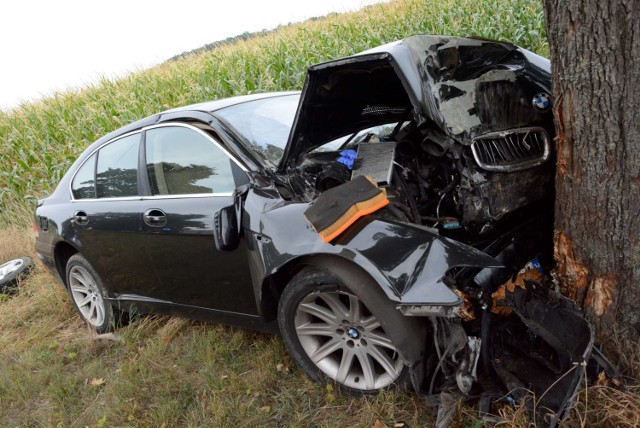 Wypadek na drodze Izdebno - Dąbrowa