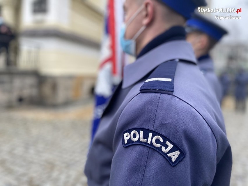 Częstochowscy policjanci oddali hołd żołnierzom niezłomnym