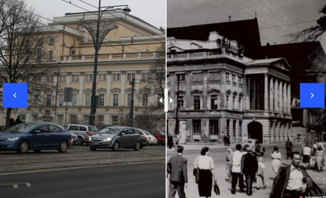 Tak znane miejsca we Wrocławiu wyglądały zaraz po wojnie, a tak wyglądają dziś.

Na kolejnych slajdach znajdziecie interaktywne zdjęcia. Przesuwajcie suwakiem, by przenieść się w czasie. Możecie na nie przechodzić za pomocą strzałek lub gestów na smartfonie >>>