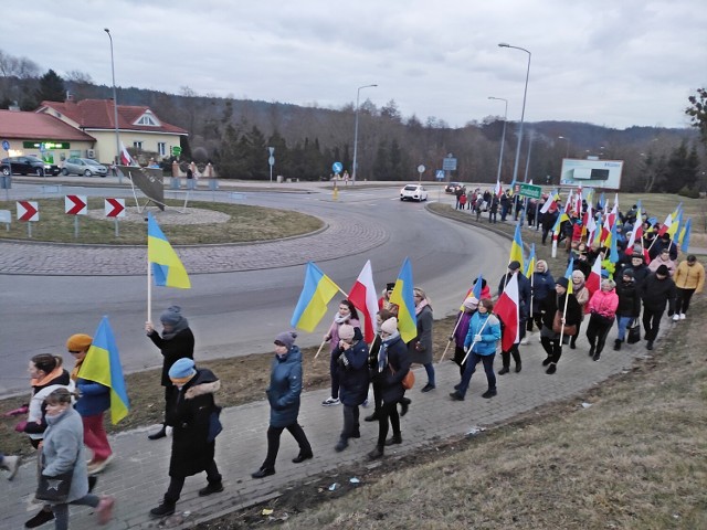 Marsz pokoju dla Ukrainy był wyrazem protestu mieszkańców Kwidzyna przeciwko działaniom wojennym na Wschodzie