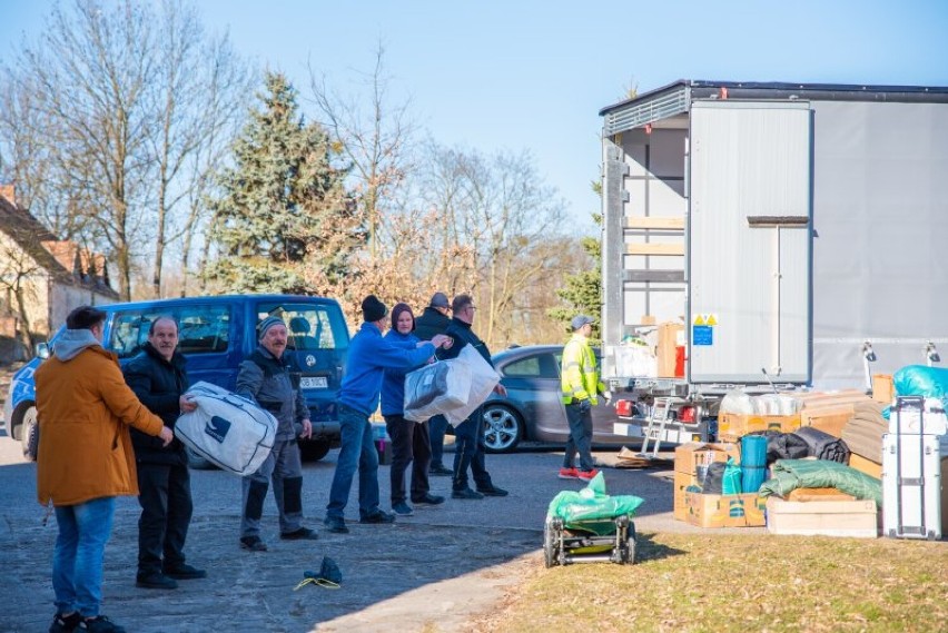 Dary z Niemiec dotarły do Objezierza. Zostaną przekazane dla uchodźców z Ukrainy