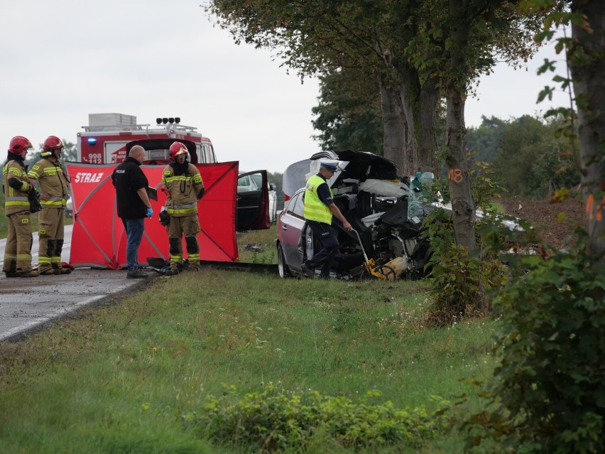 Śmiertelny wypadek w okolicy Rejowca pod Skokami. Nieprzejezdna była trasa wojewódzka 197. Jak doszło do tragedii?