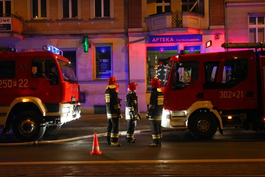 Pożar na Głogowskiej w Poznaniu