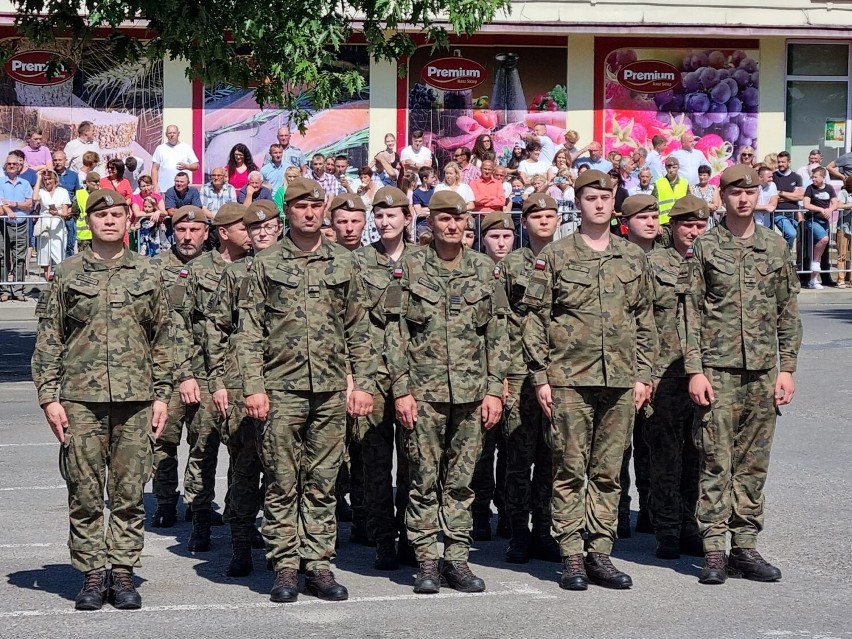 Przysięga wojskowa WOT w Dubiecku.