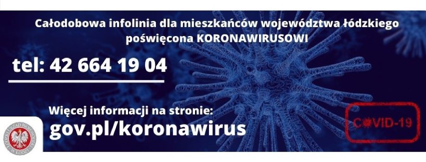 Wykryto kolejny przypadek koronawirusa w powiecie poddębickim. Tym samym liczba chorych wzrosła do 8 osób, wcześniej wyzdrowiały 4 osoby