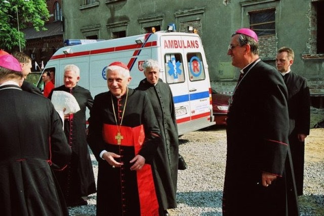 Kardynał Joseph Ratzinger był w Szczepanowie 10 maja 2003 roku podczas obchodów 750-lecia kanonizacji św. Stanisława