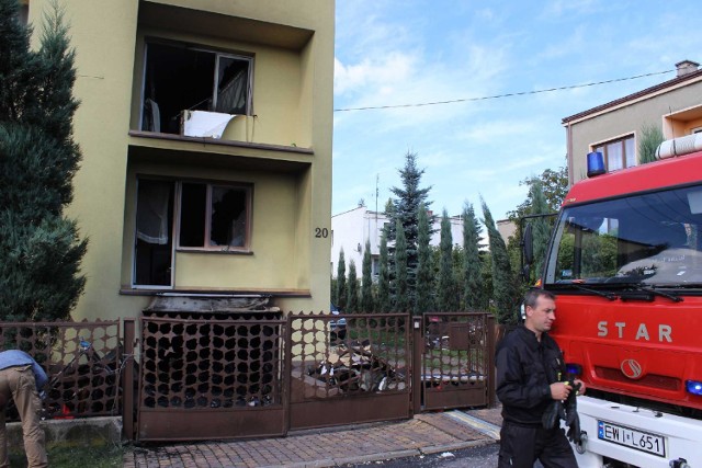Do groźnego wybuchu gazu doszło w domu przy ulicy Czarnieckiego w Wieluniu