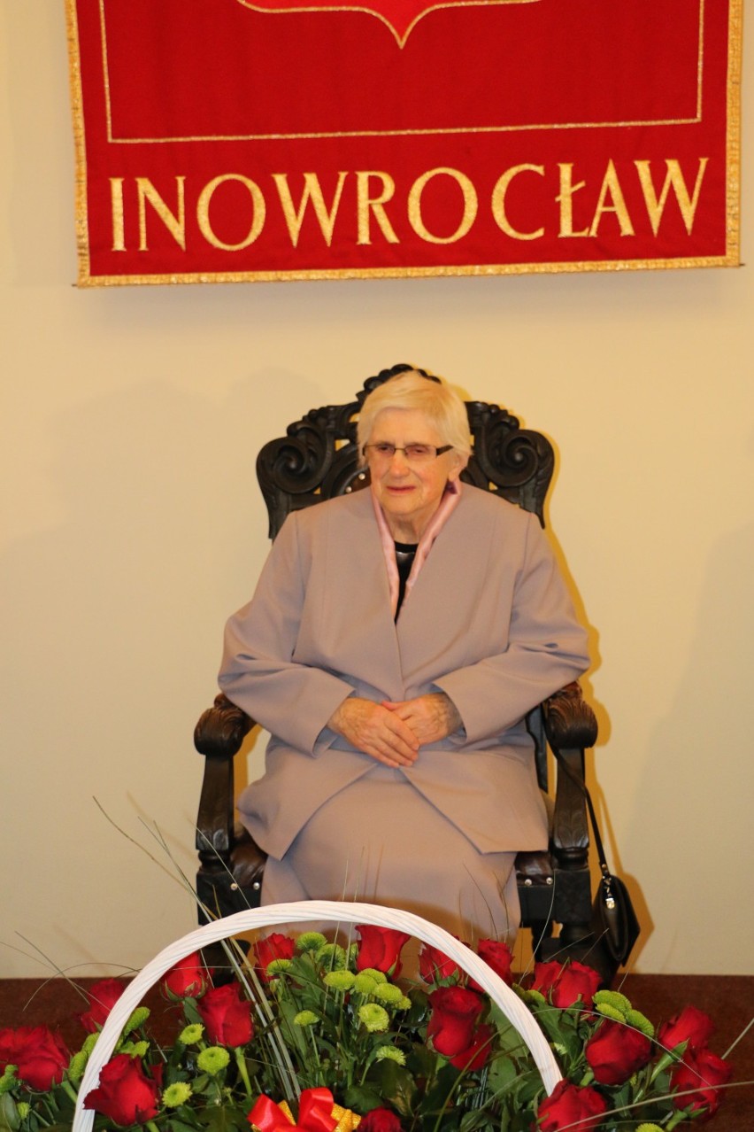 Teresa Klonowska Honorowym Obywatelem Miasta Inowrocławia [zdjęcia] 