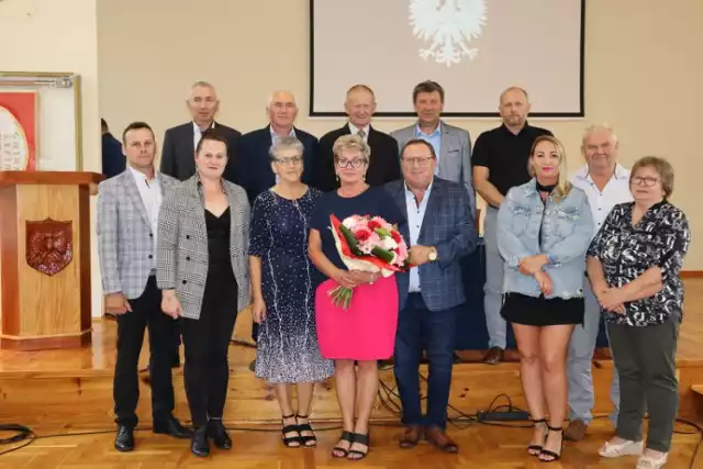 Małgorzacie Czajkowskiej dziękowali m.in. sołtysi gminy Rypin
