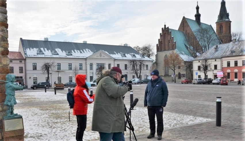 Ekipa krakowskiej "Trójki" TVP odwiedziła Olkusz, żeby...