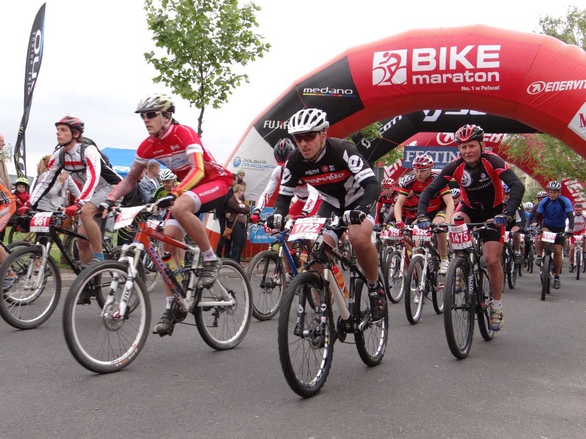 Bursztynowy Bike Maraton zorganizowano w Wieluniu po raz...