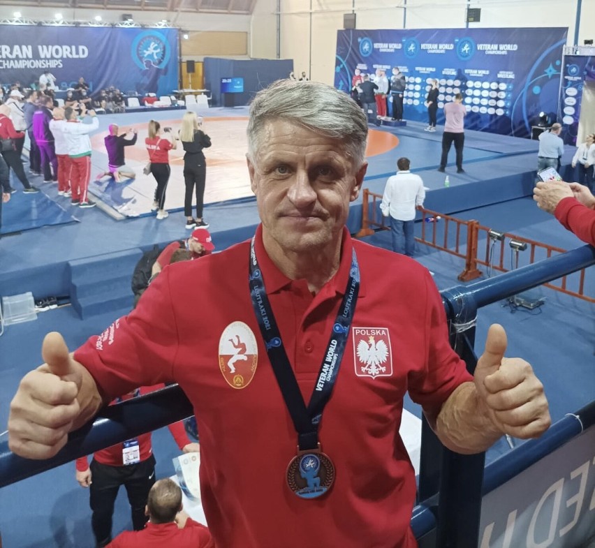 Trzecie miejsce Jacka Kuśmierka z ZKS Radomsko na Mistrzostwach Świata Weteranów w Grecji