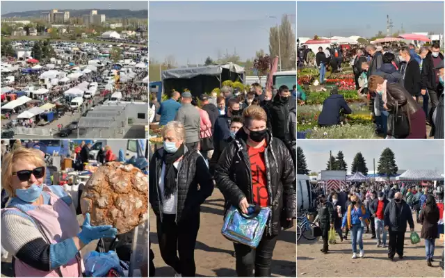 Tłumy na Pchlim Targu we Włocławku - 9 maja 2021