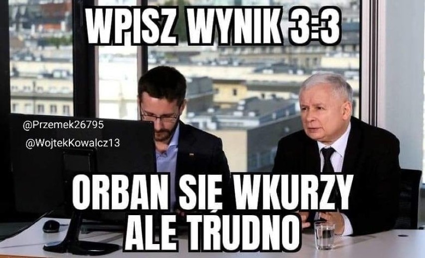 Węgry – Polska 3:3 NAJLEPSZE MEMY po emocjach w meczu Polaków i debiucie Paulo Sousy. 25.03.2021 r. "Orban się wkurzy, ale trudno"