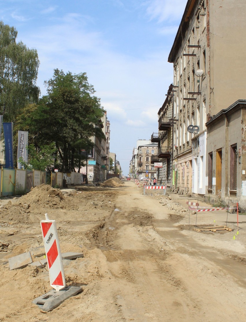 Remont ulicy Kilińskiego w Łodzi