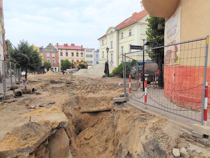 Aktualny stan prac na ul. Wrocławskiej i Rynku. Zobaczcie jak to wygląda