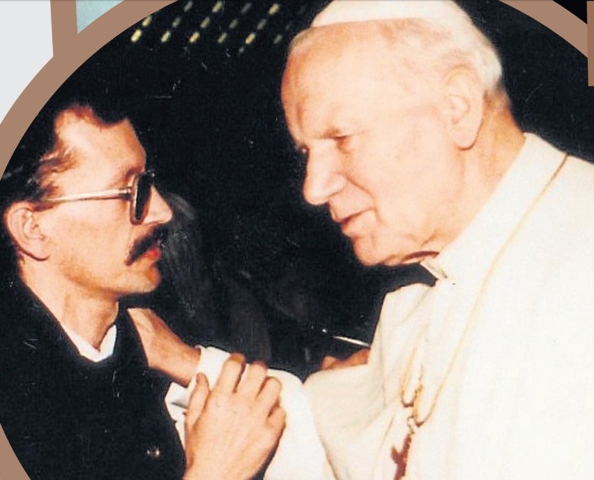 Jan Paweł II i Ryszard Dranka