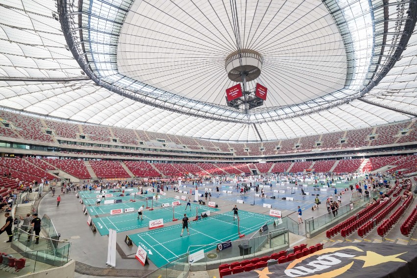 Narodowy Dzień Badmintona. Stadion zamienił się w arenę sportowych zmagań [ZDJĘCIA]